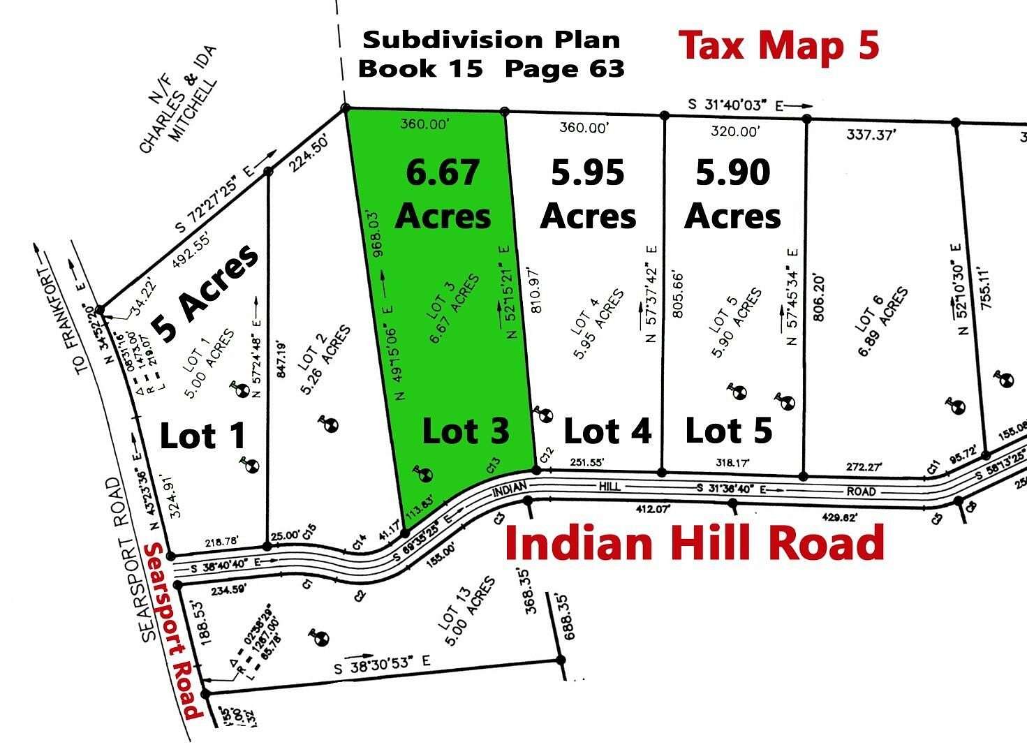 6.67 Acres of Residential Land for Sale in Frankfort, Maine