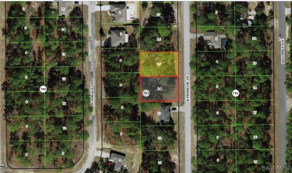 0.46 Acres of Residential Land for Sale in Citrus Springs, Florida