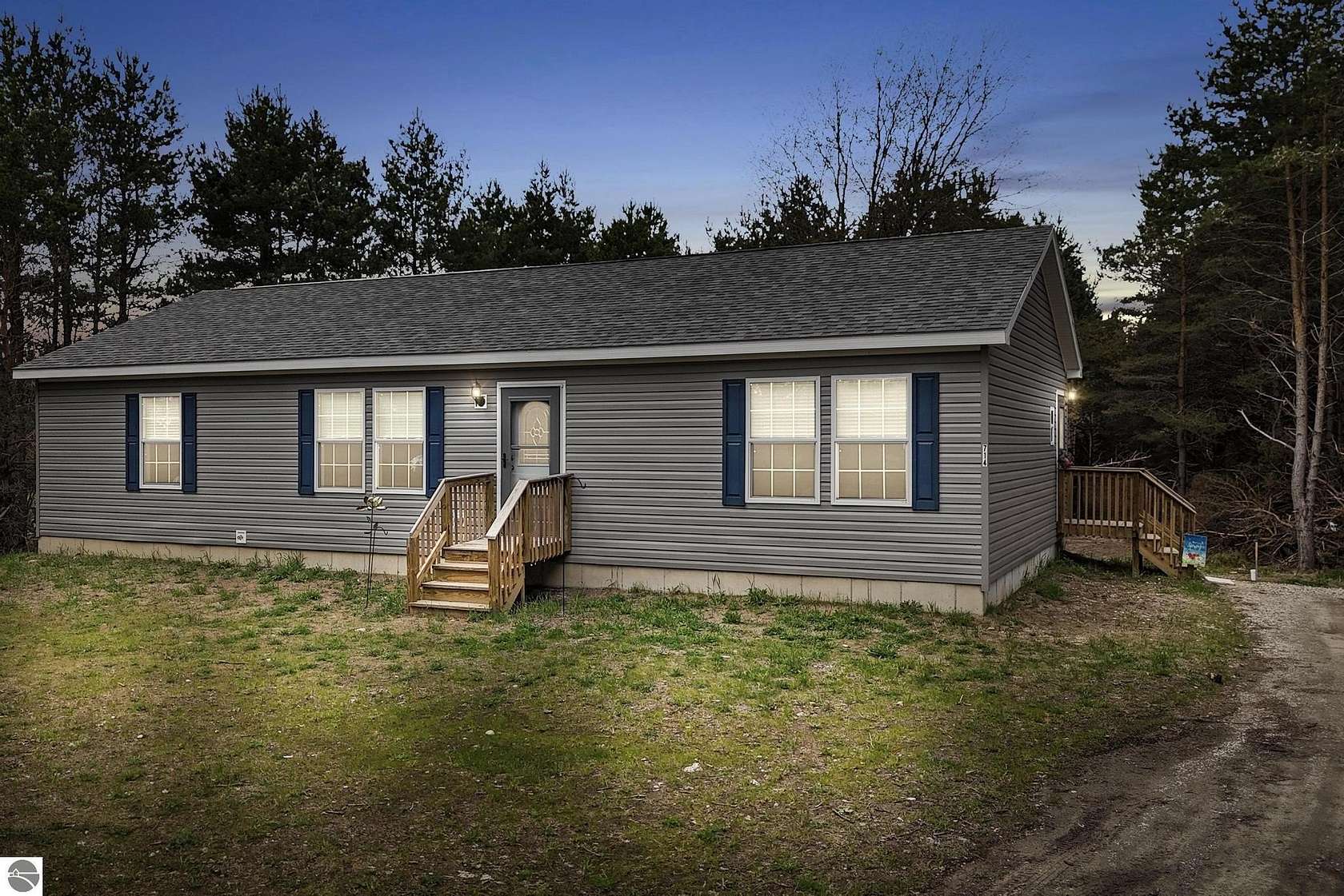 5 Acres of Residential Land with Home for Sale in Kalkaska, Michigan