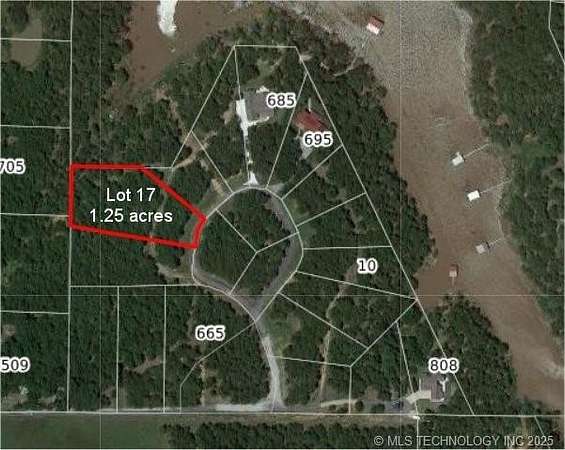 1.25 Acres of Residential Land for Sale in Cleveland, Oklahoma