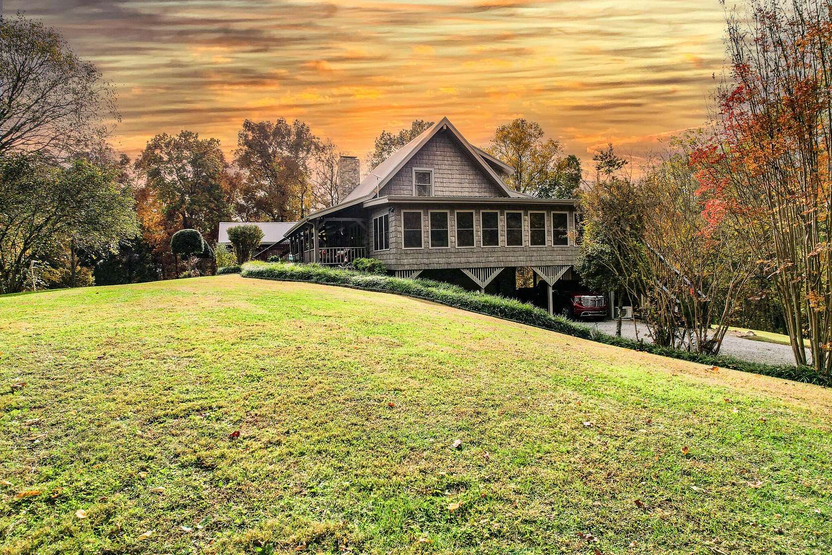 28 Acres of Recreational Land with Home for Sale in Greeneville, Tennessee