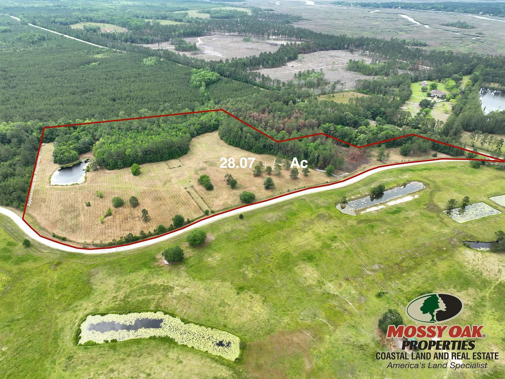 28 Acres of Recreational Land & Farm for Sale in Waverly, Georgia