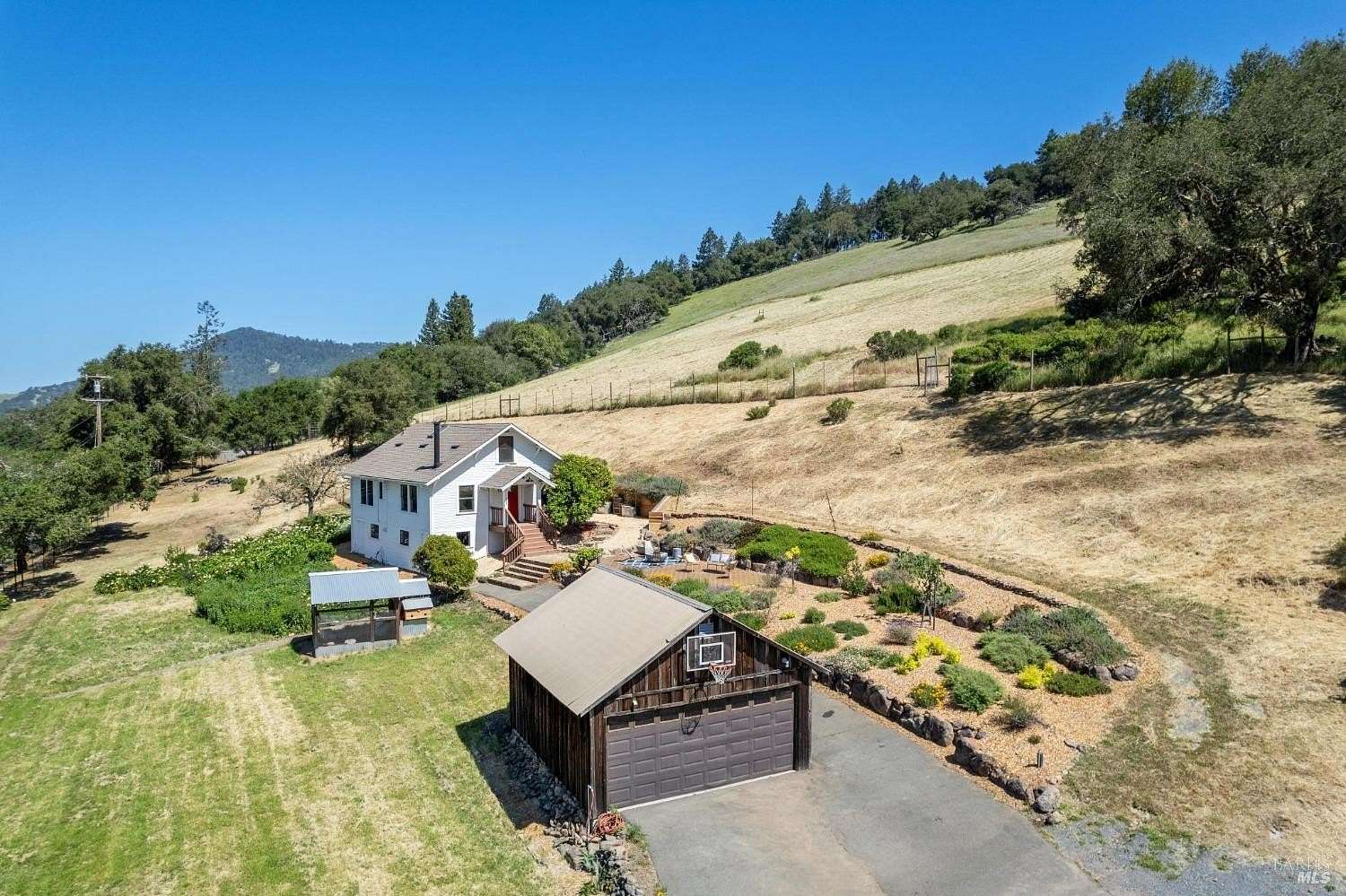 19 Acres of Land with Home for Sale in Santa Rosa, California