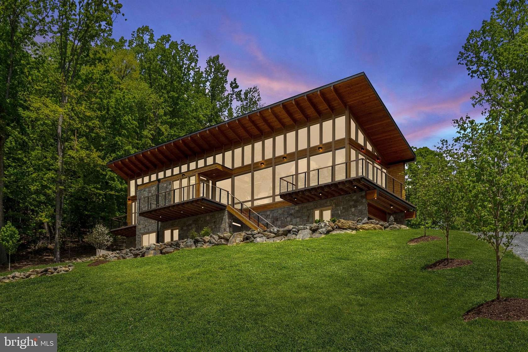 55.7 Acres of Recreational Land with Home for Sale in Castleton, Virginia