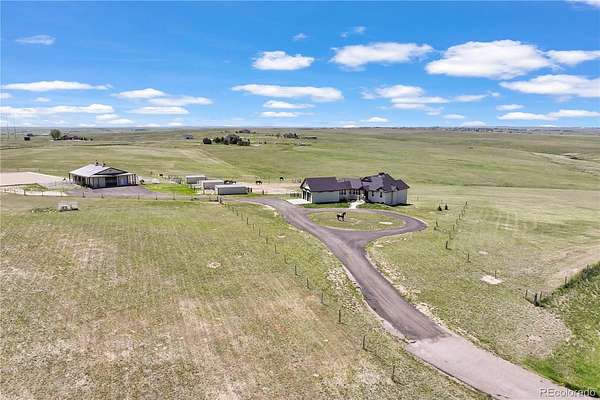 35.1 Acres of Land with Home for Sale in Elizabeth, Colorado