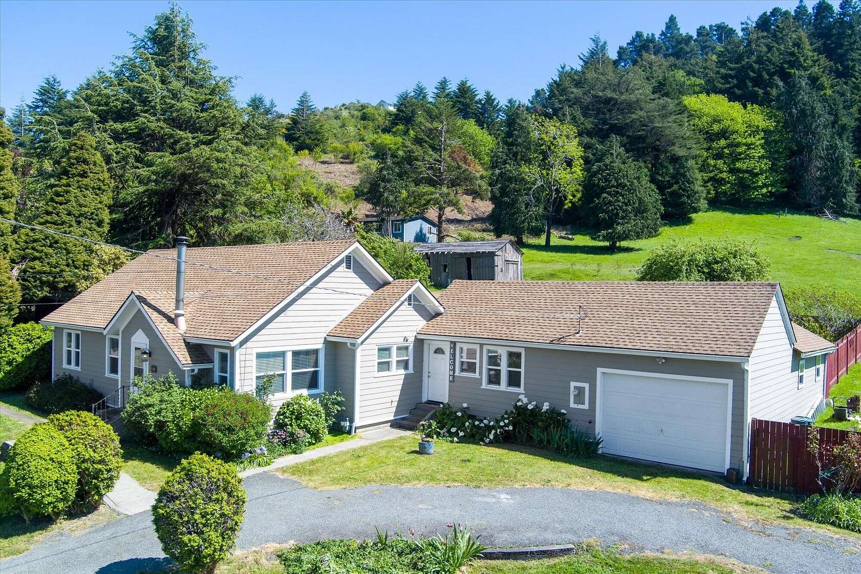 4.79 Acres of Residential Land with Home for Sale in Rio Dell, California