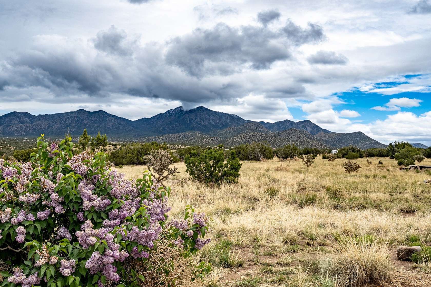 24.3 Acres of Recreational Land with Home for Sale in Cerrillos, New Mexico