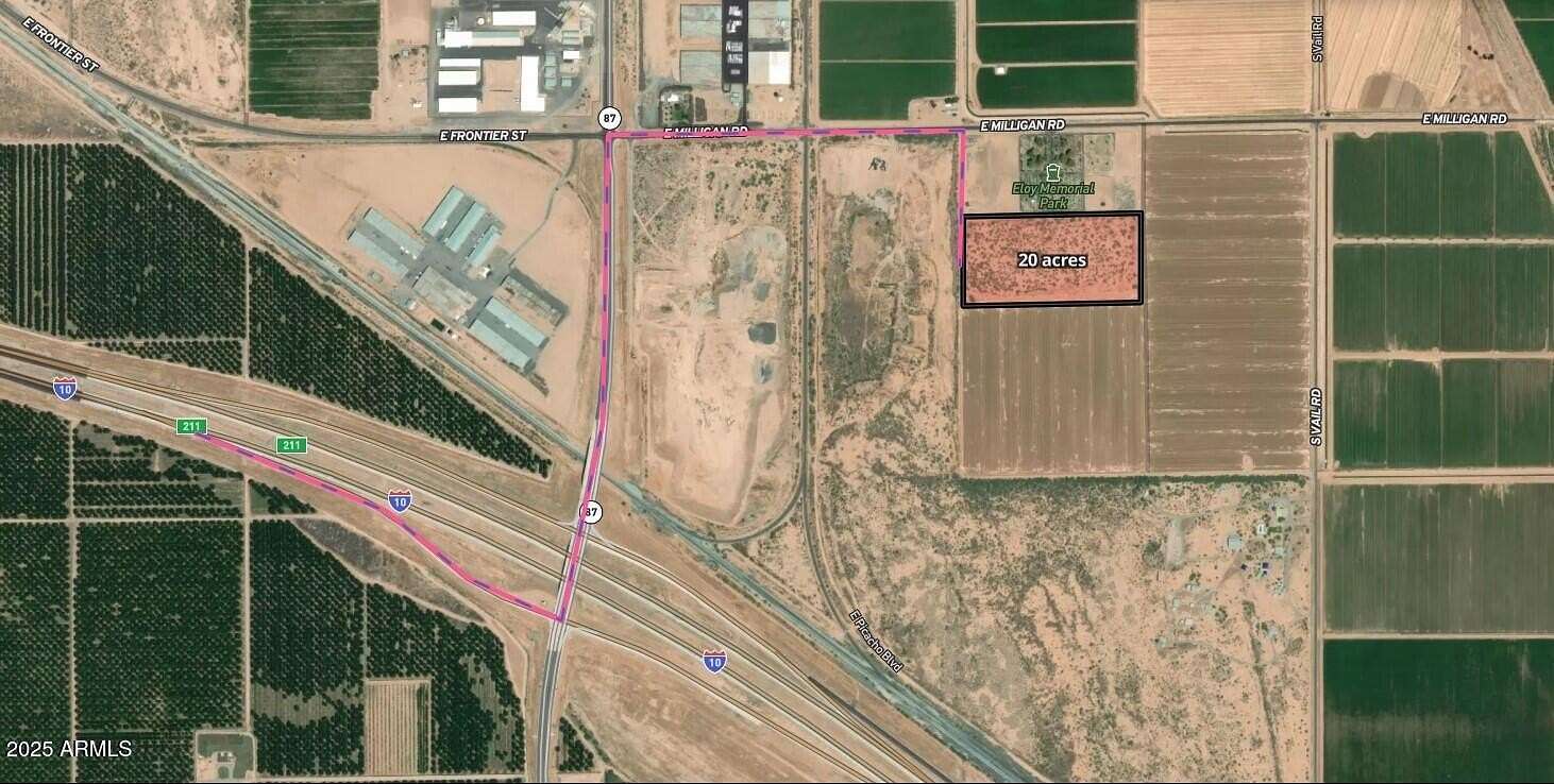 20.2 Acres of Land for Sale in Eloy, Arizona