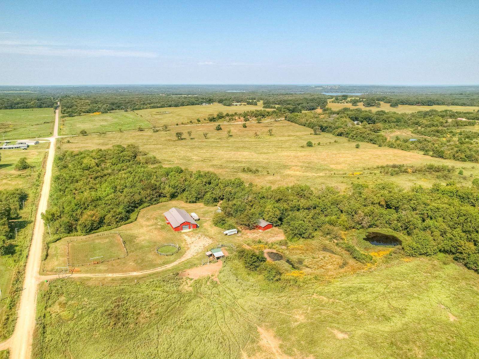 54.7 Acres of Land with Home for Sale in Okemah, Oklahoma