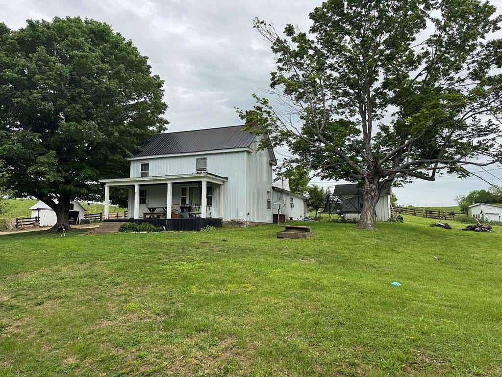 86.8 Acres of Agricultural Land with Home for Sale in Ewing, Kentucky