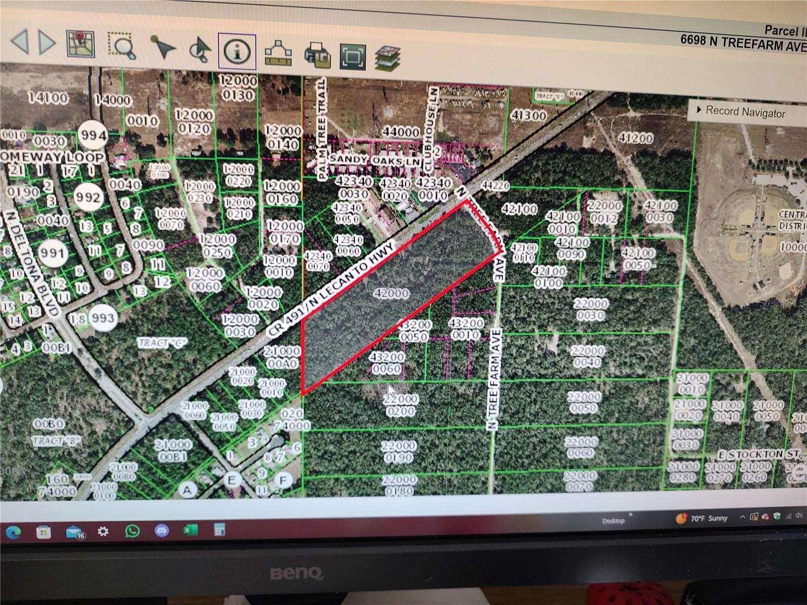 14.8 Acres of Commercial Land for Sale in Beverly Hills, Florida