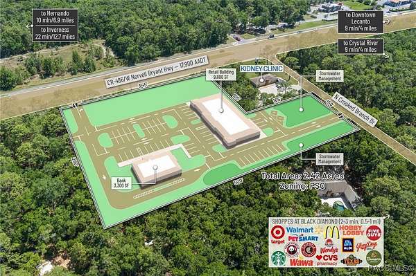 2.42 Acres of Mixed-Use Land for Sale in Lecanto, Florida