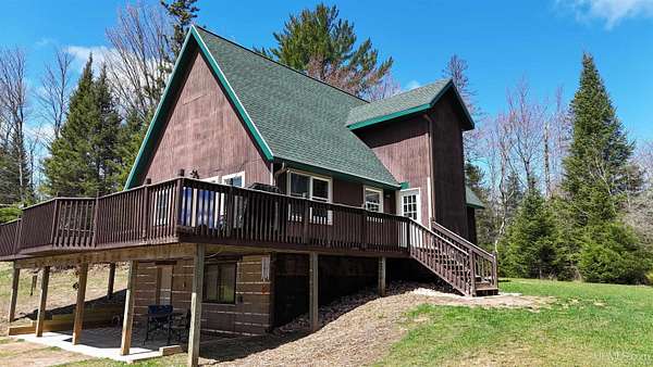 40 Acres of Recreational Land with Home for Sale in Limestone, Michigan