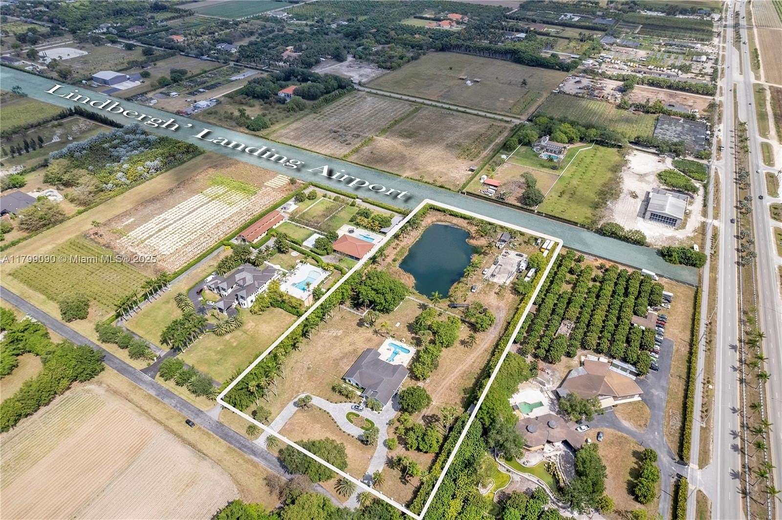 5.65 Acres of Residential Land with Home for Sale in Miami, Florida