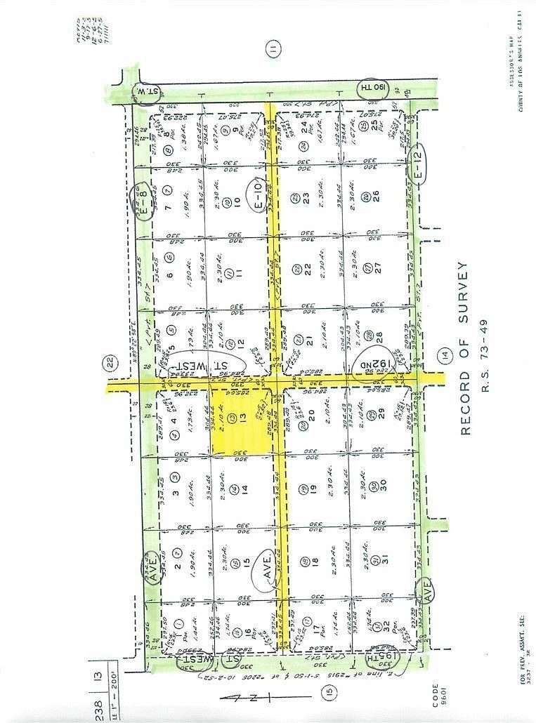2.53 Acres of Land for Sale in Lancaster, California