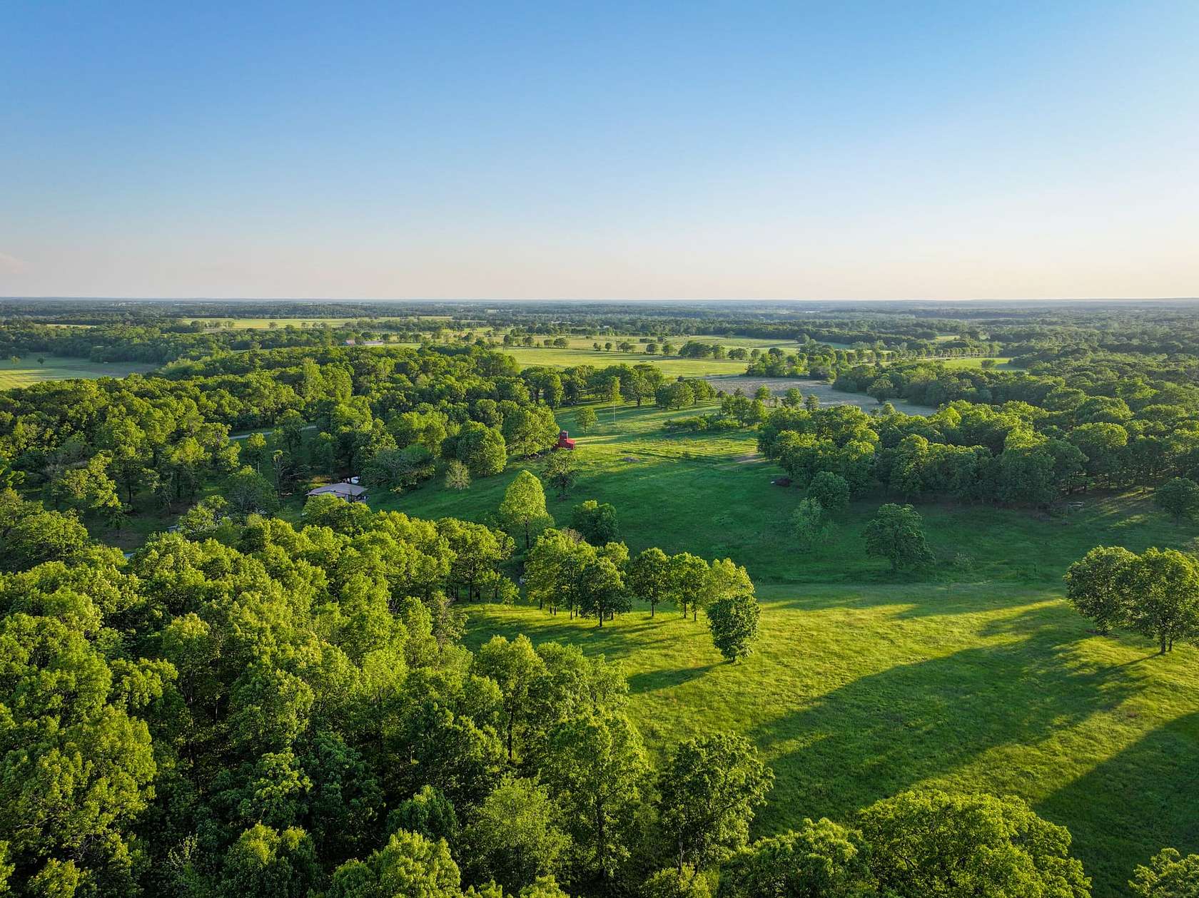 40 Acres of Land with Home for Sale in Wyandotte, Oklahoma