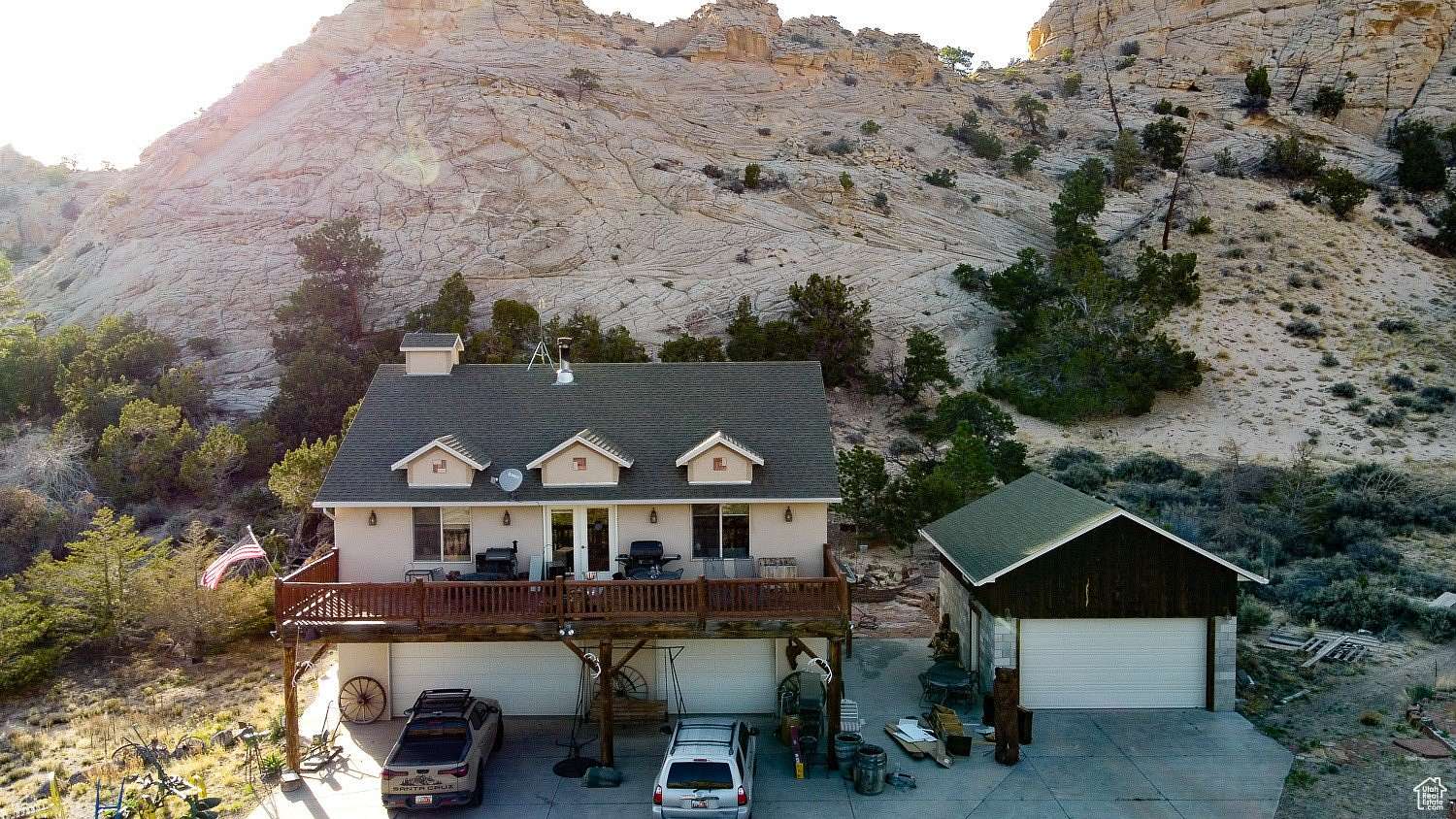 16.2 Acres of Land with Home for Sale in Teasdale, Utah