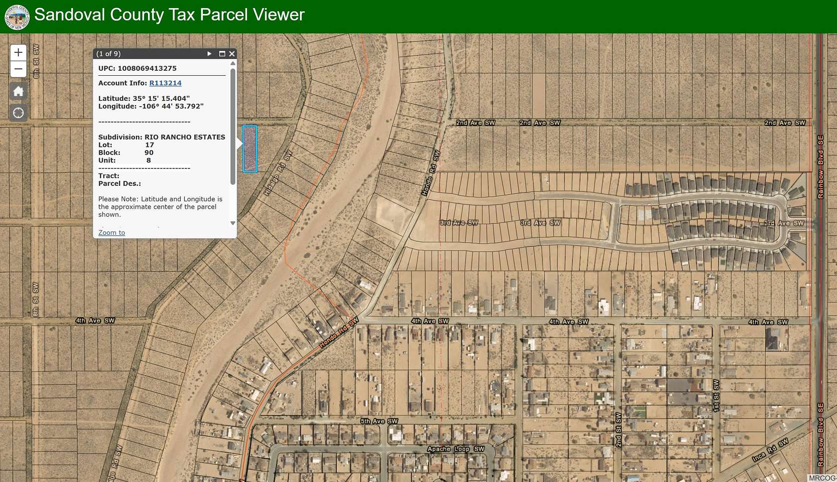 0.5 Acres of Land for Sale in Rio Rancho, New Mexico