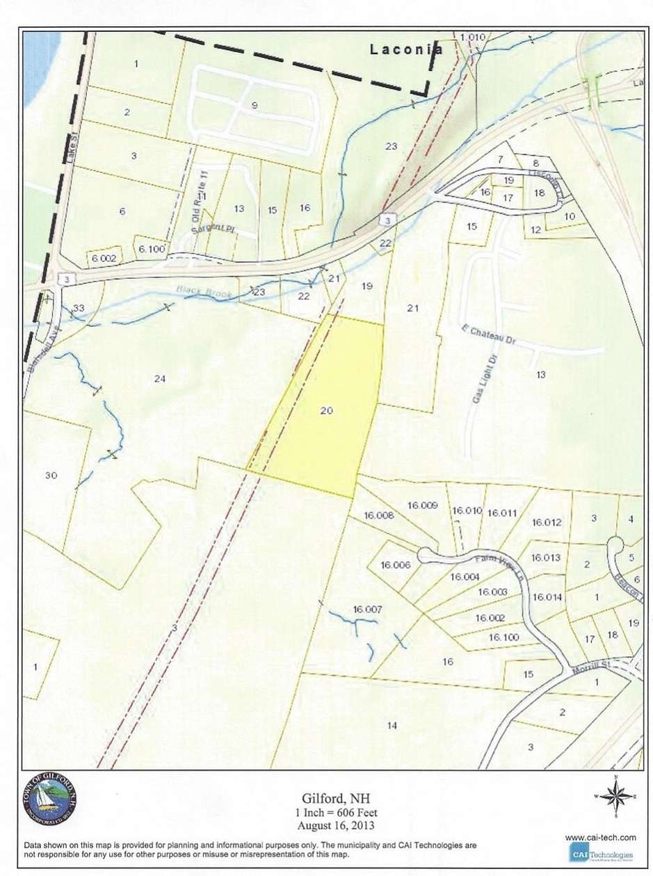 18 Acres of Commercial Land for Sale in Gilford, New Hampshire