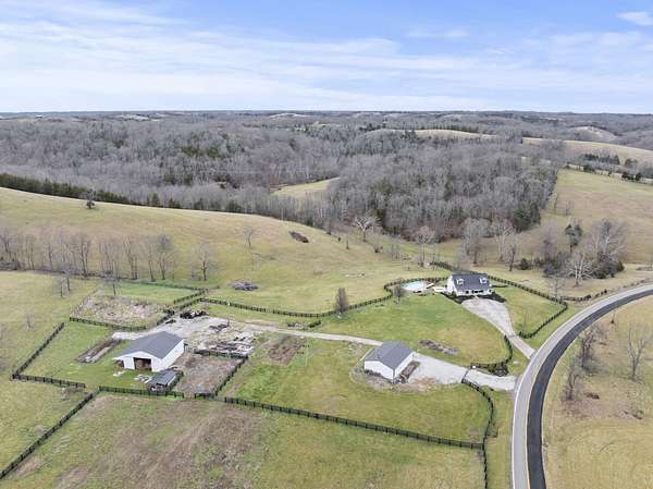 107 Acres of Agricultural Land with Home for Sale in Cynthiana, Kentucky
