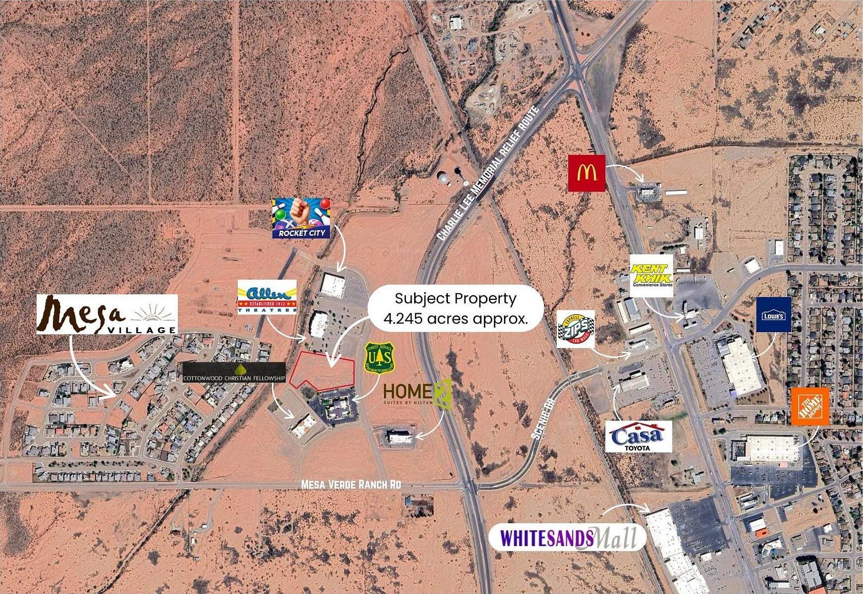 4.25 Acres of Mixed-Use Land for Sale in Alamogordo, New Mexico