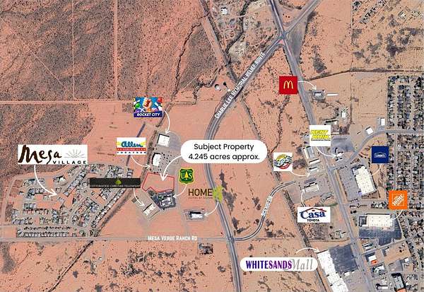 4.25 Acres of Mixed-Use Land for Sale in Alamogordo, New Mexico