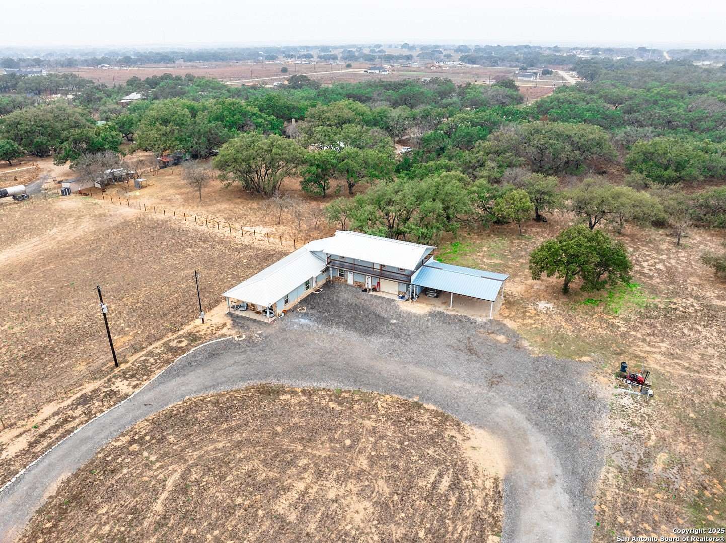 5 Acres of Land with Home for Sale in Natalia, Texas