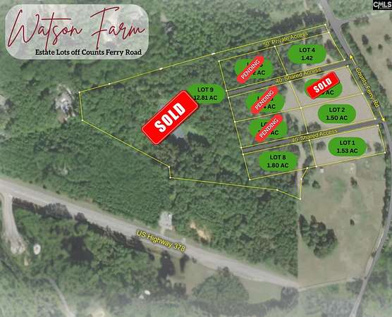 1.8 Acres of Residential Land for Sale in Lexington, South Carolina