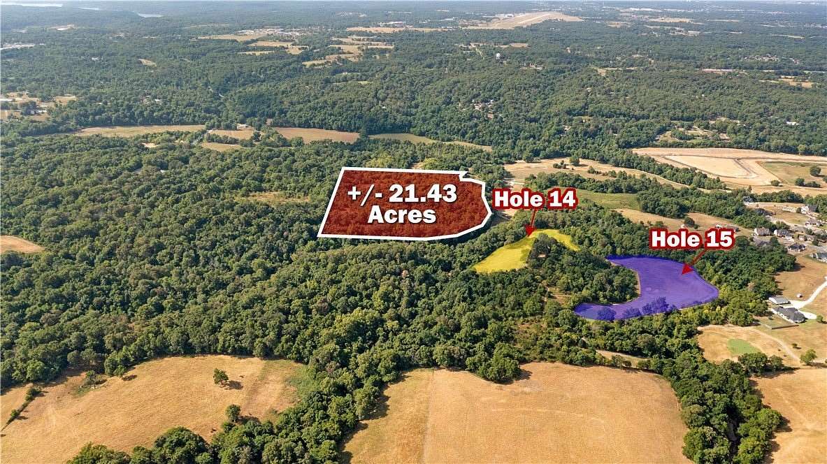 21.4 Acres of Agricultural Land for Sale in Pea Ridge, Arkansas