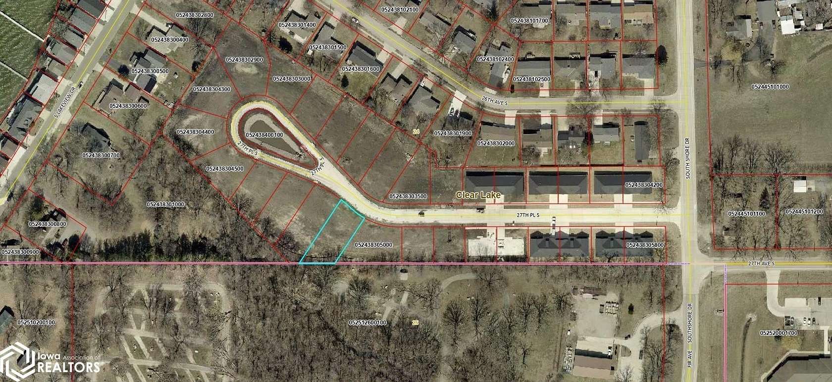 0.21 Acres of Residential Land for Sale in Clear Lake, Iowa