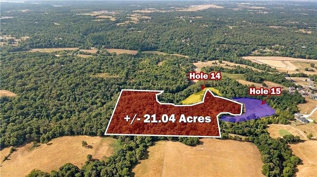 21 Acres of Agricultural Land for Sale in Pea Ridge, Arkansas