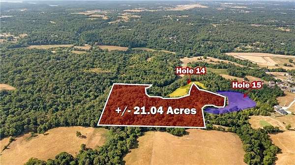 21 Acres of Agricultural Land for Sale in Pea Ridge, Arkansas