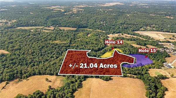 21 Acres of Agricultural Land for Sale in Pea Ridge, Arkansas