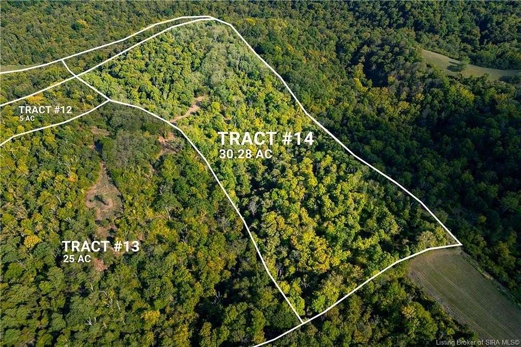 30.3 Acres of Land for Sale in Patriot, Indiana