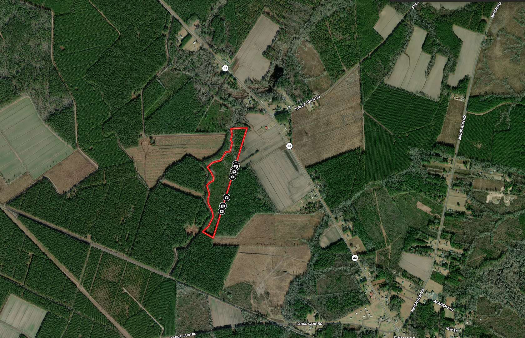 23 Acres of Recreational Land & Farm for Sale in Aurora, North Carolina