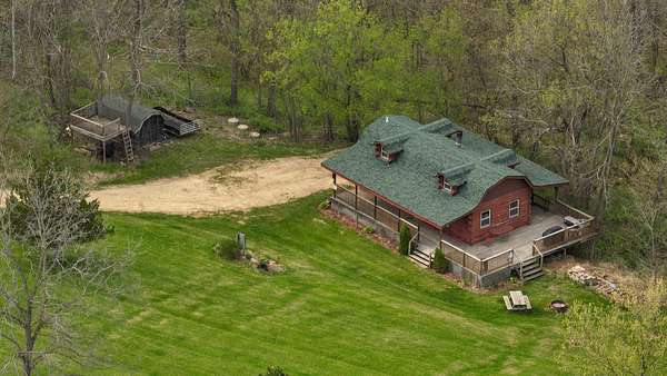 11.5 Acres of Recreational Land with Home for Sale in De Soto, Wisconsin