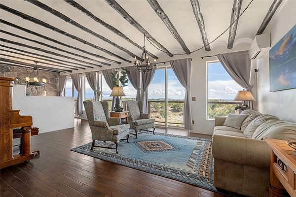 16 Acres of Land with Home for Sale in Santa Fe, New Mexico