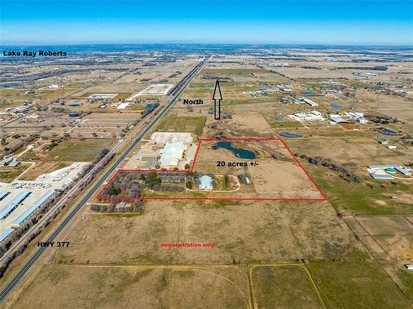 20.6 Acres of Improved Land for Sale in Pilot Point, Texas