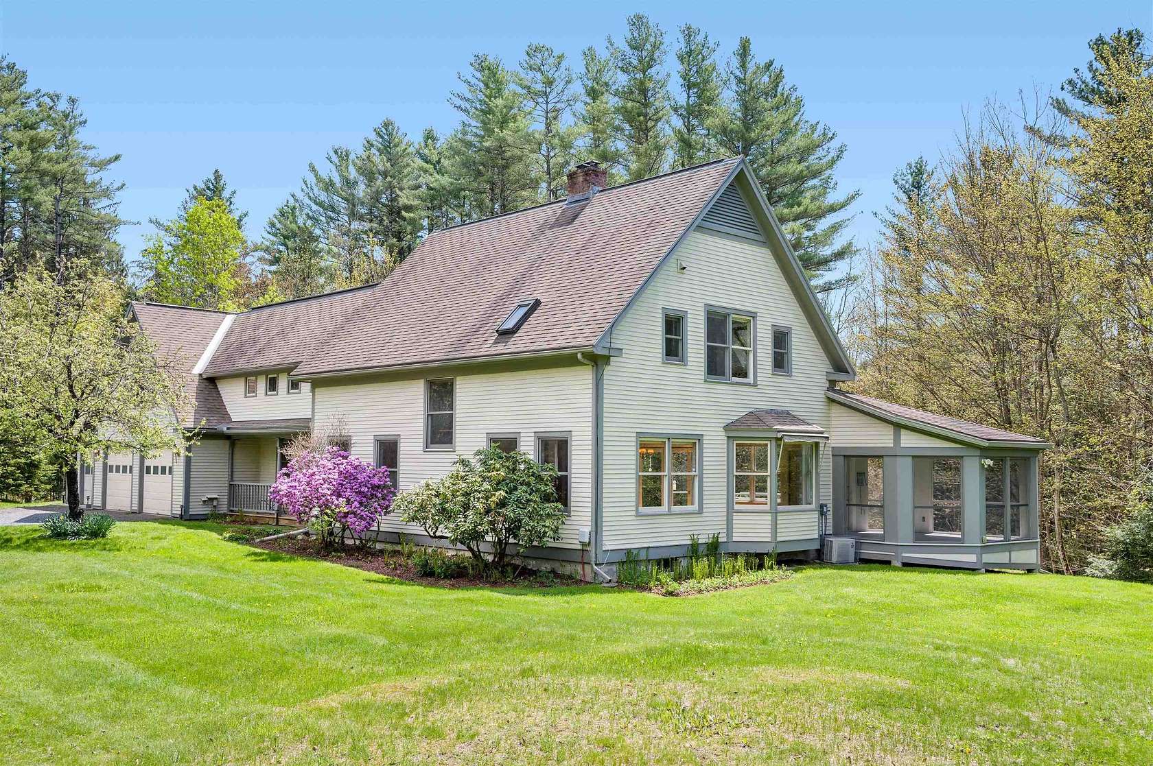 10.2 Acres of Land with Home for Sale in Waterbury, Vermont