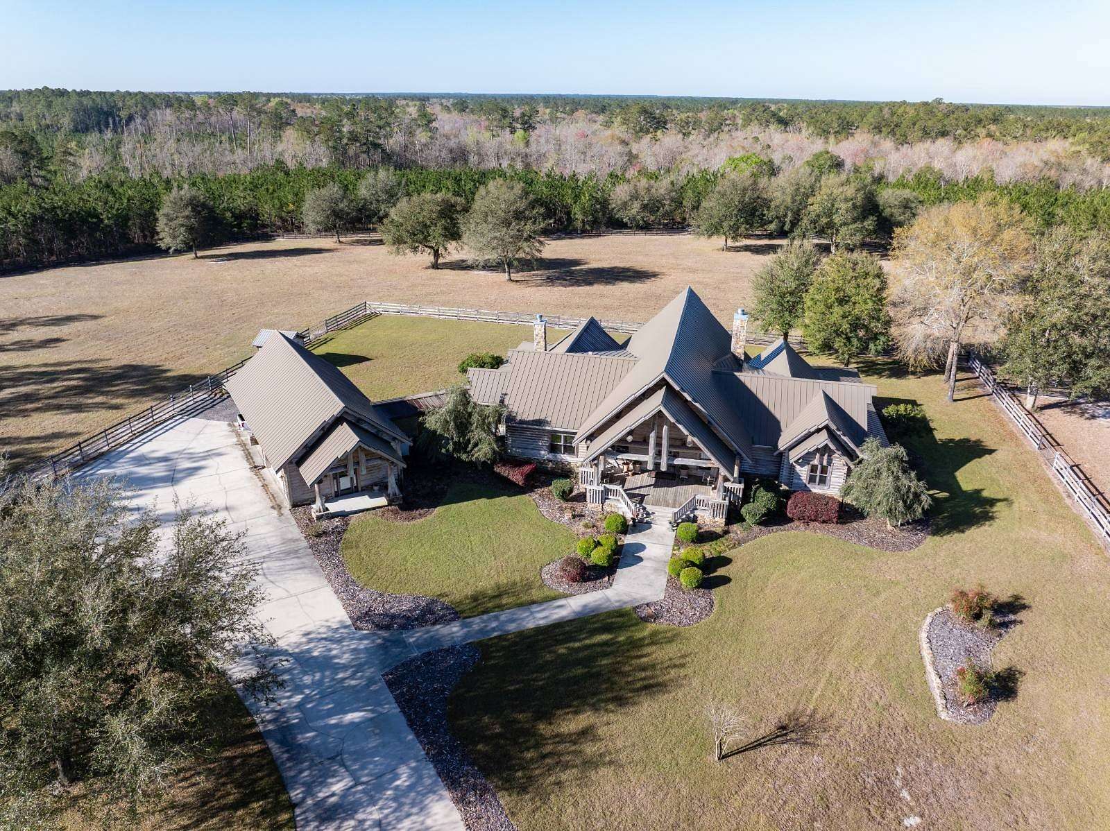 246 Acres of Land with Home for Sale in Bryceville, Florida