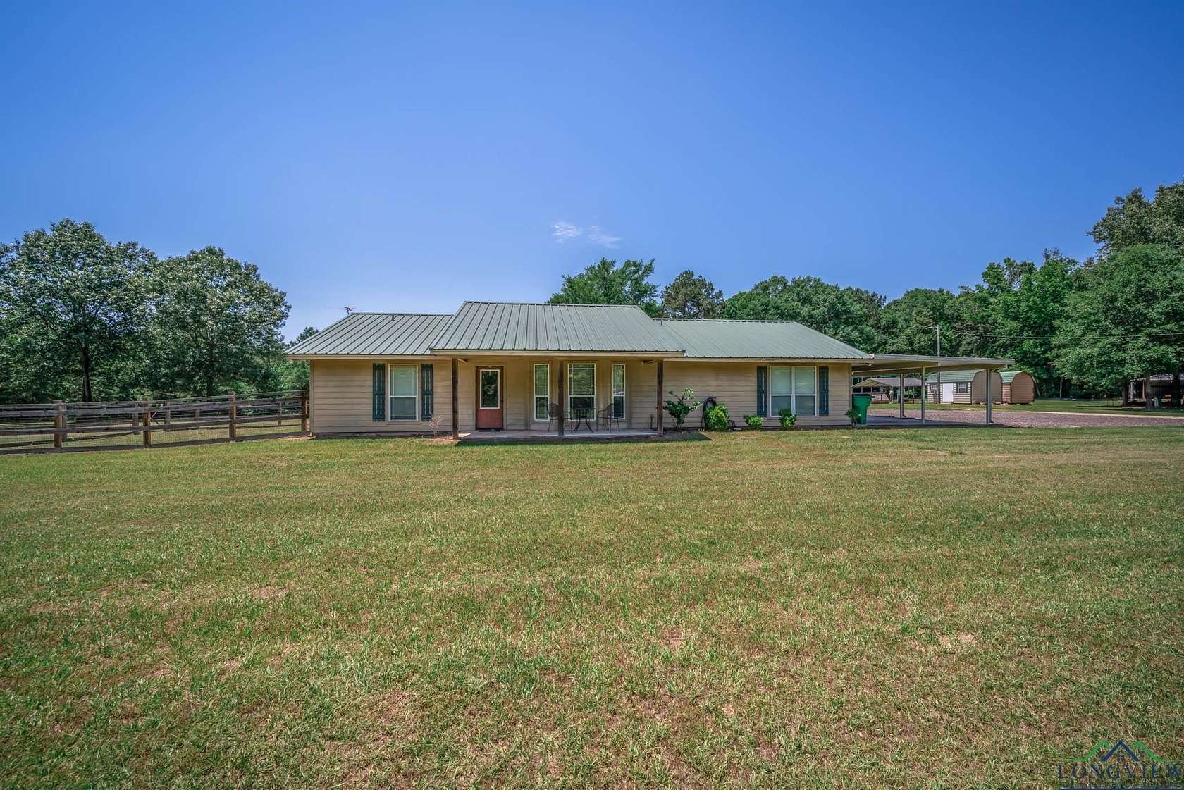 11.6 Acres of Land with Home for Sale in Longview, Texas