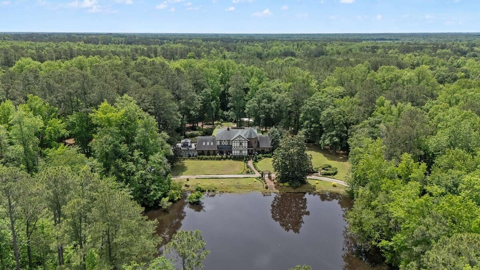 130 Acres of Recreational Land with Home for Sale in Fairmont, North Carolina