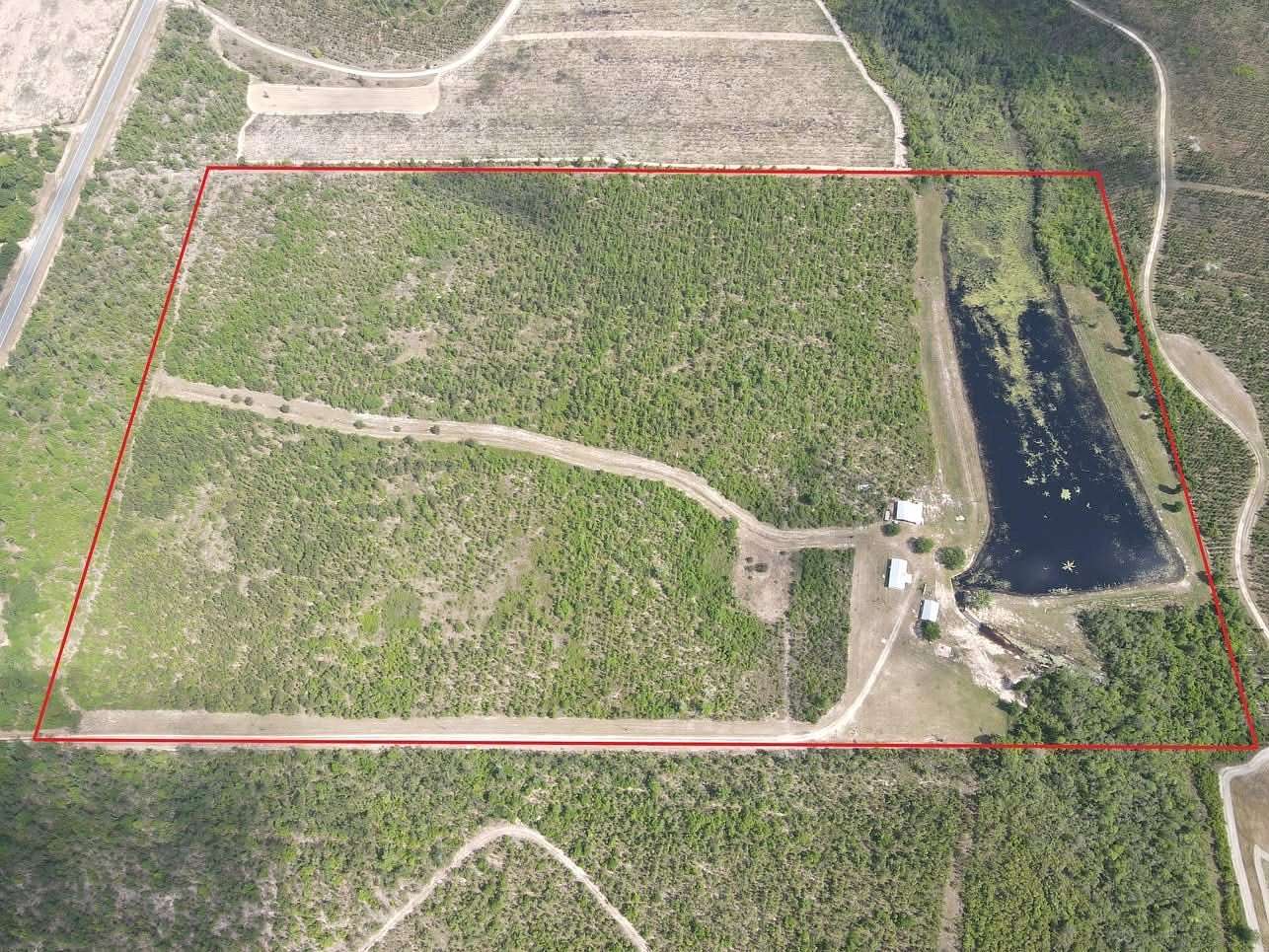 60 Acres of Recreational Land with Home for Sale in Clarksville, Florida