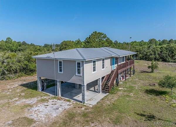 10.2 Acres of Land with Home for Sale in Cedar Key, Florida