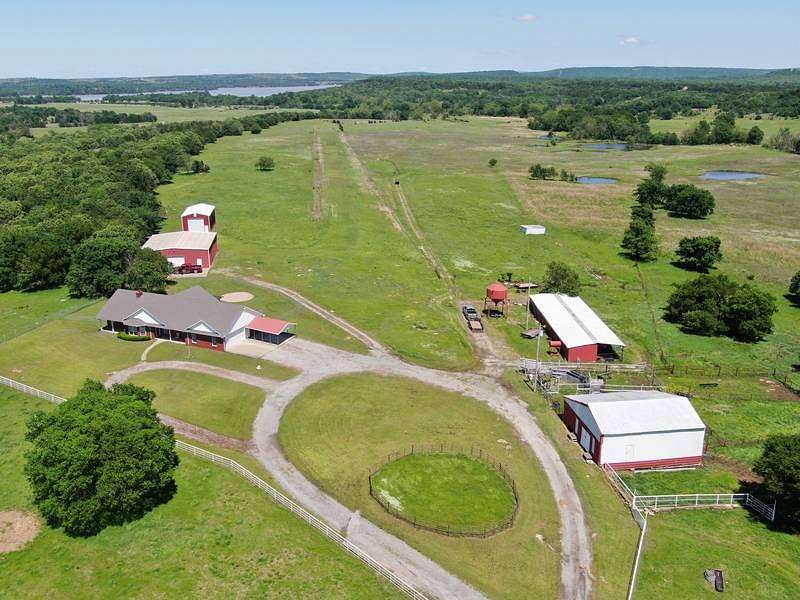 235 Acres of Land with Home for Sale in McAlester, Oklahoma