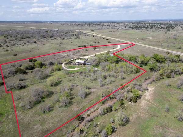 15 Acres of Land with Home for Sale in Hamilton, Texas
