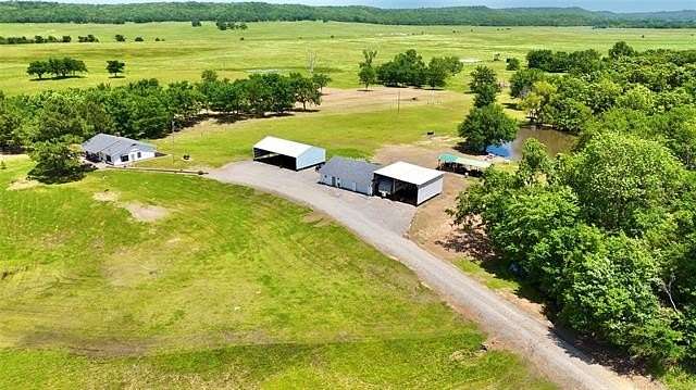 40 Acres of Land with Home for Sale in Stigler, Oklahoma