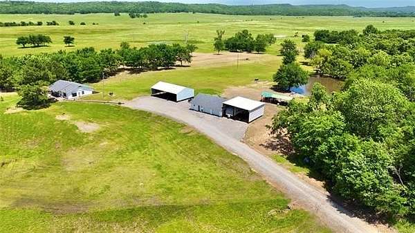 40 Acres of Land with Home for Sale in Stigler, Oklahoma