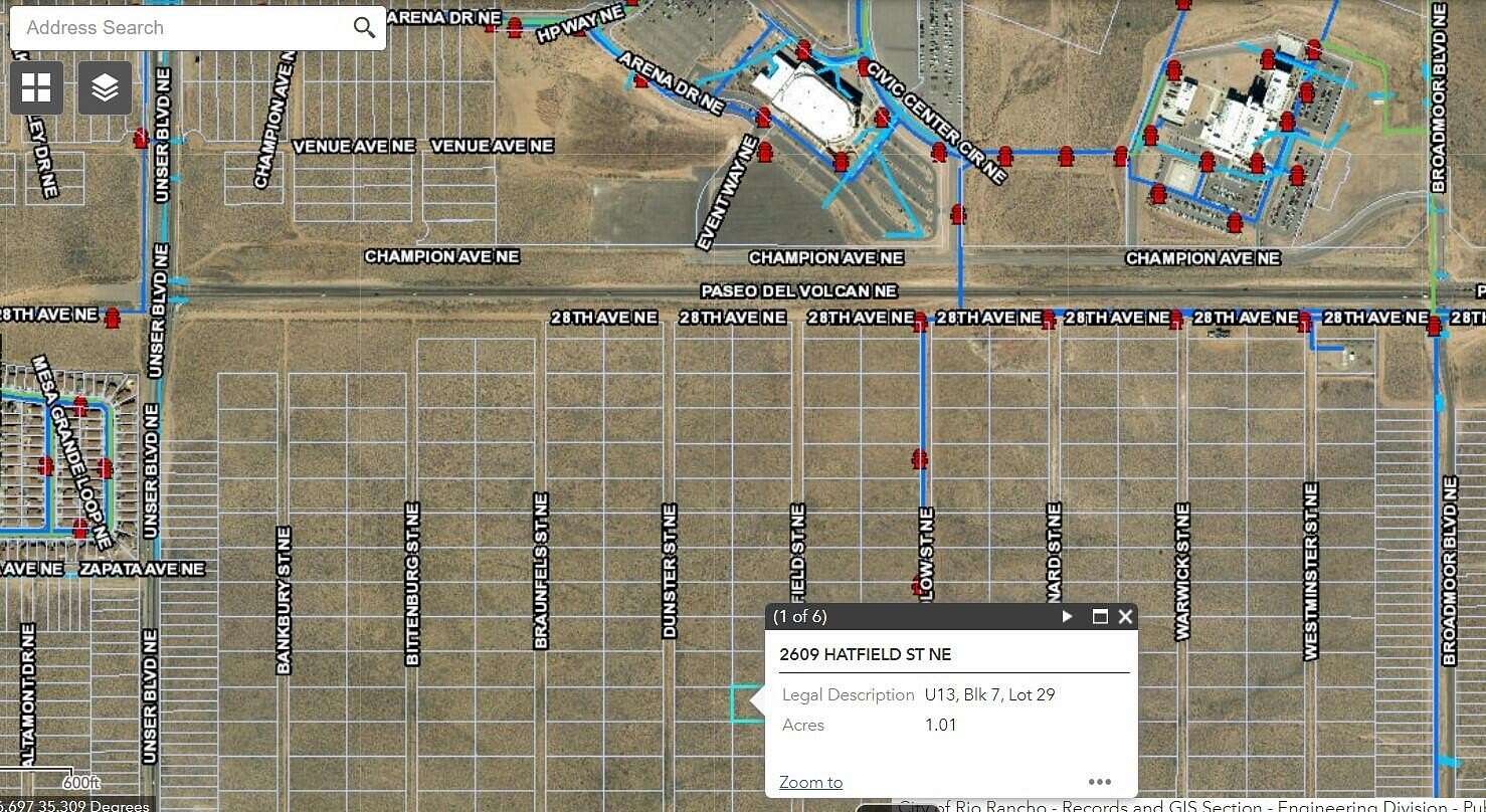 1 Acre of Land for Sale in Rio Rancho, New Mexico