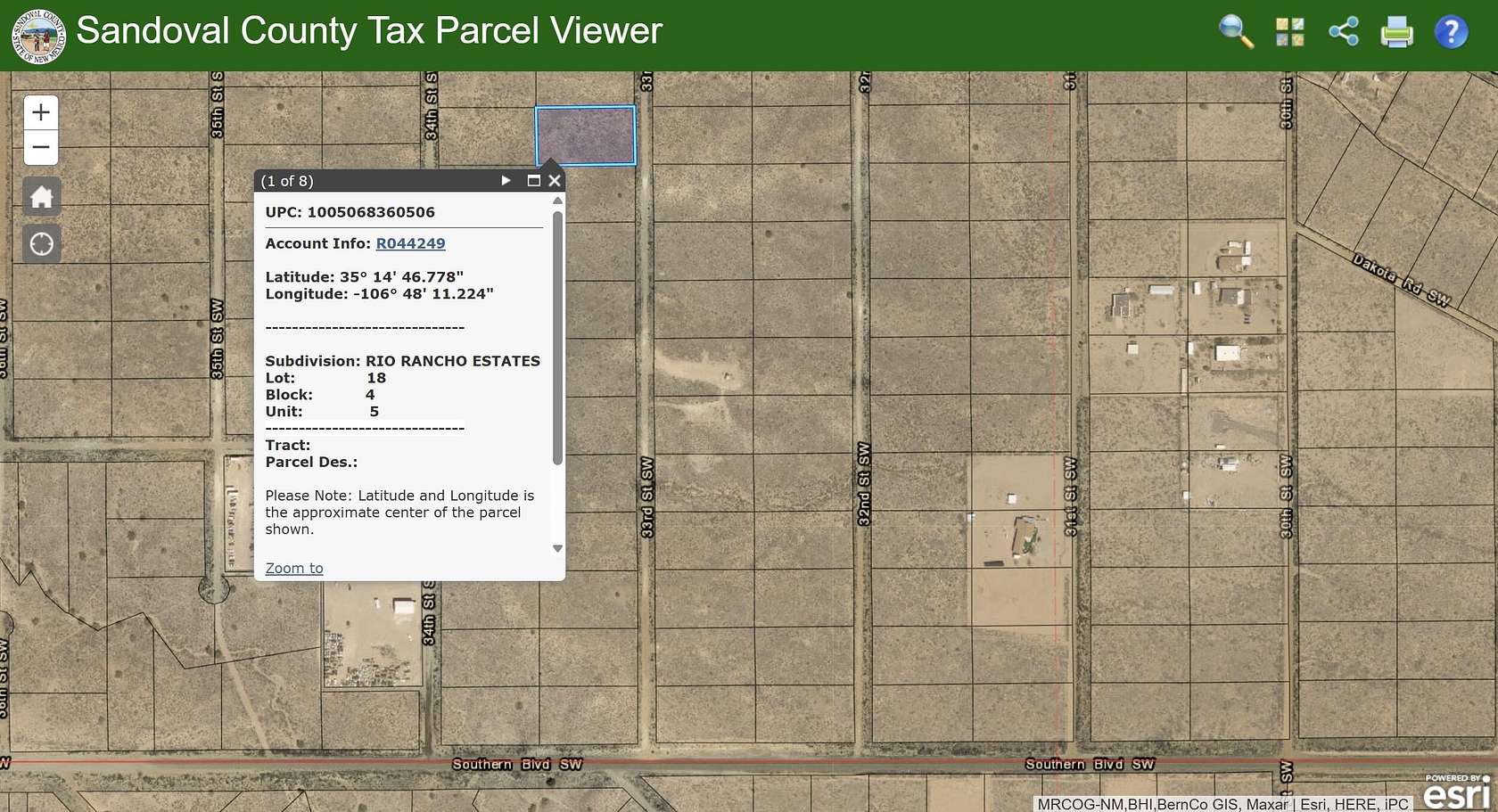 1 Acre of Land for Sale in Rio Rancho, New Mexico